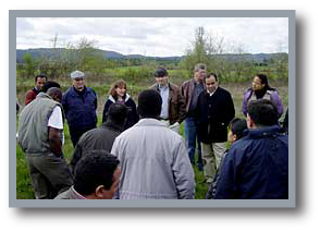 Landowner wetland restoration project, Monroe, Oregon, USA